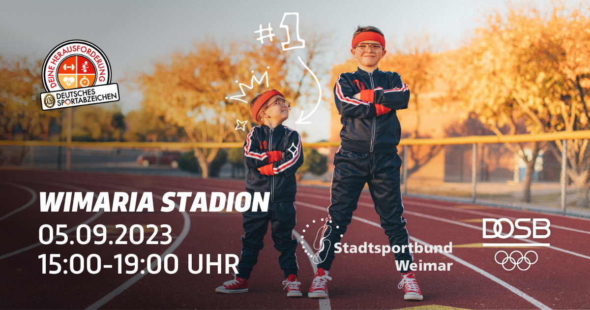 Schaffen Sie das Sportabzeichen? Sportabzeichentag am 05. September im Wimaria Stadion